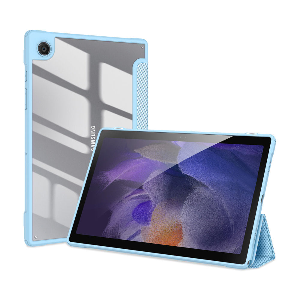 Dux Ducis Toby maciņš Samsung Galaxy Tab A8 10,5″ (2021) ar irbuļa turētāju, zils