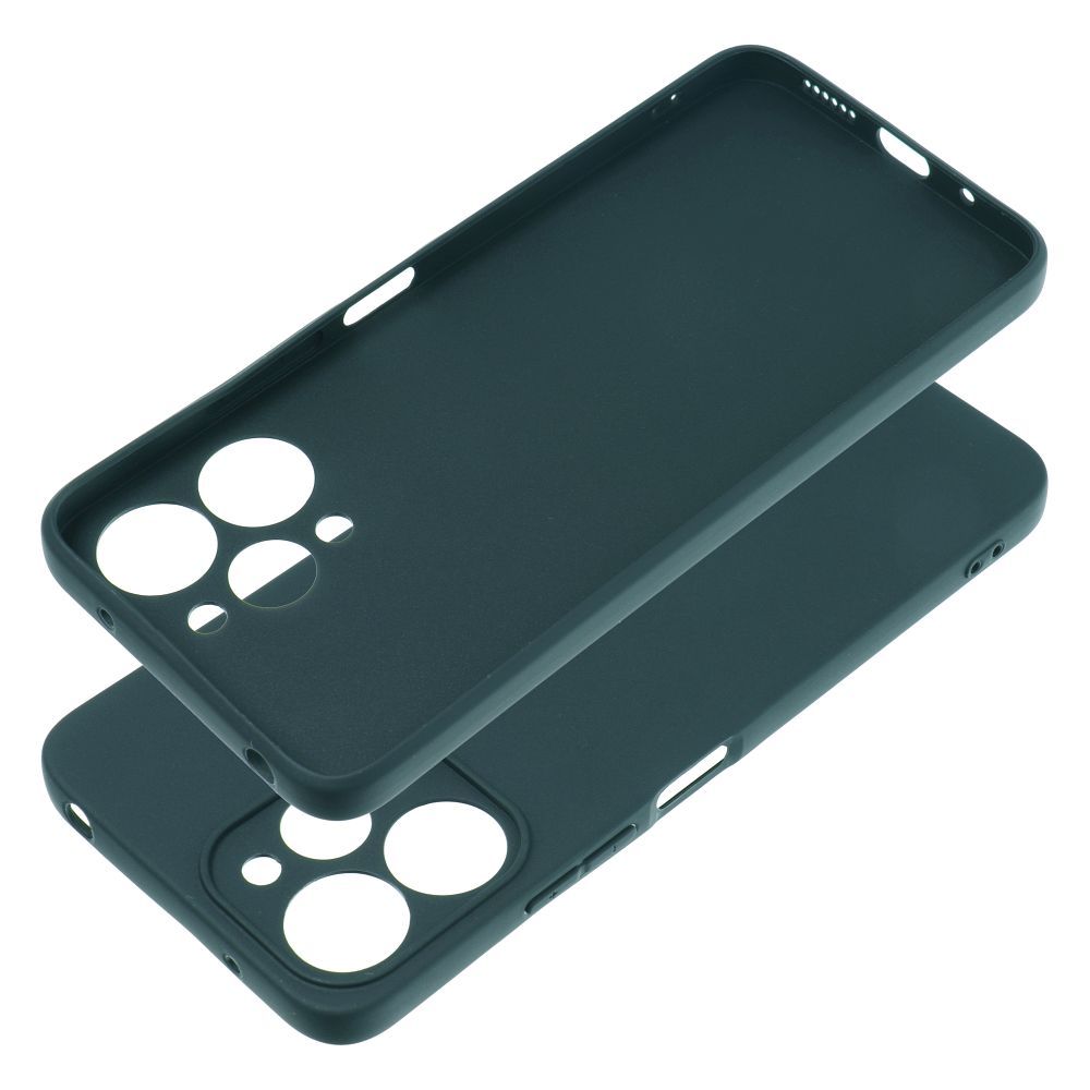 Aizsargvāciņš Xiaomi Redmi 12 4G / Redmi 12 5G – MATT, tumši zaļš — attēls 3