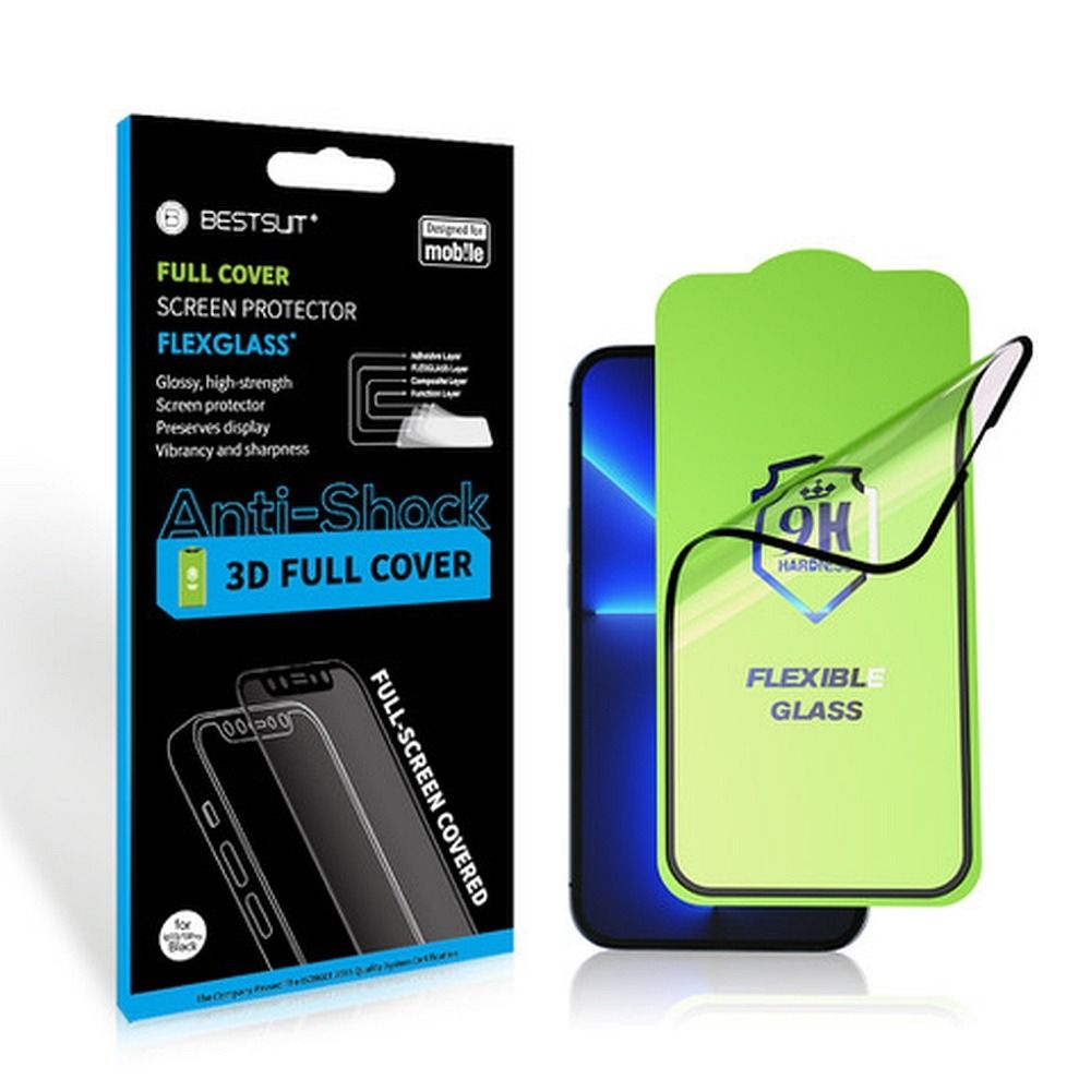 Aizsargstikls Apple iPhone 7/8/SE 2020 – Bestsuit Flexible 5D, balts