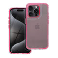 Aizsargvāciņš iPhone 16 – MATRIX CLEAR, pūderrozā
