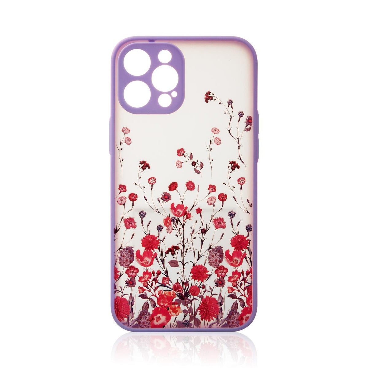 Design Case aizsargvāciņš Samsung Galaxy A13 5G ar ziedu rakstu, violets