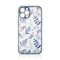 Design Case aizsargvāciņš Samsung Galaxy A13 5G ar ziedu rakstu, tumši zils