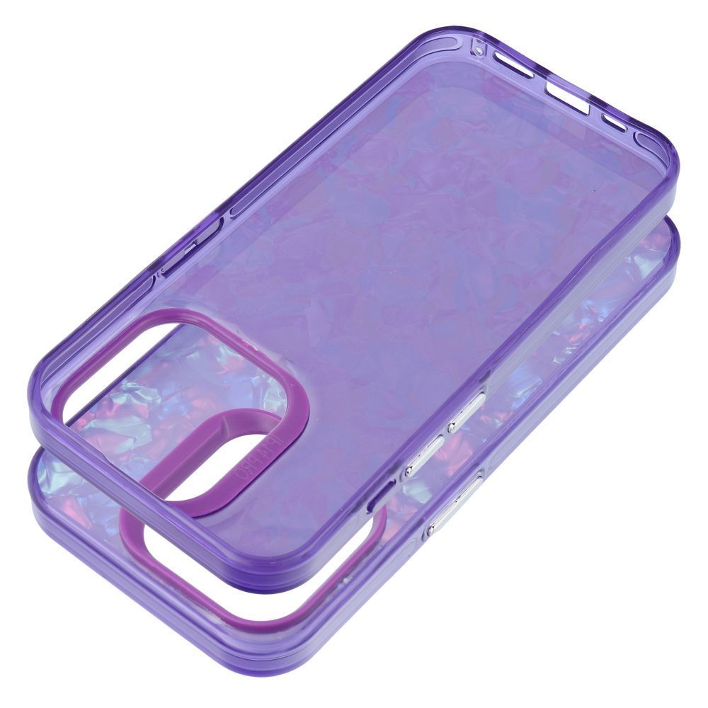 Aizsargvāciņš iPhone 16 PRO – TUTTI FRUTTI, violets — attēls 2