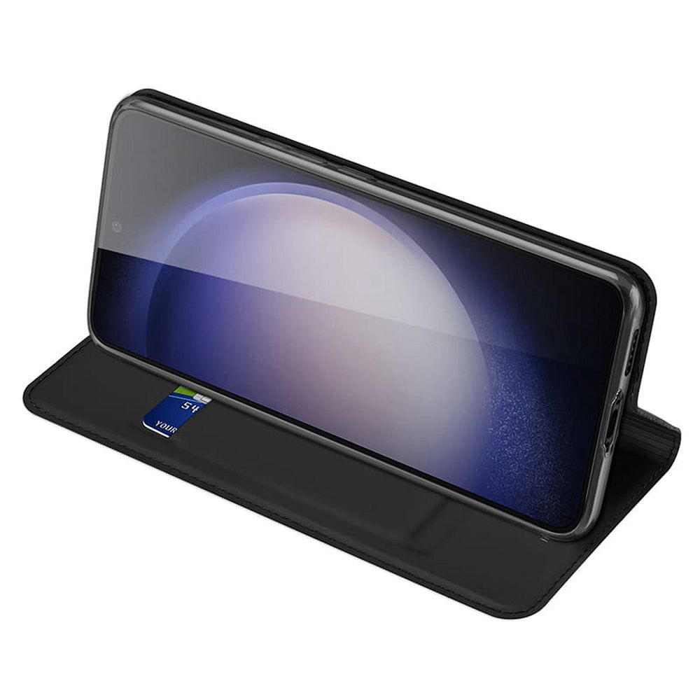 Aizsargvāciņš Samsung S23 FE – DUX DUCIS wallet SKIN PRO, melns — attēls 3