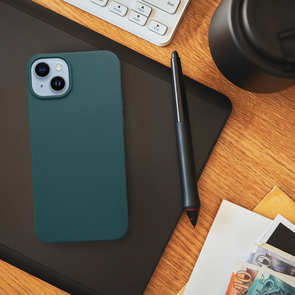 Aizsargvāciņš iPhone 11 – MATT, tumši zaļš — attēls 4
