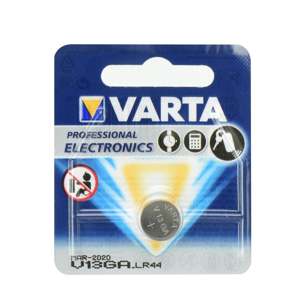 VARTA V13GA sārma pogu baterija LR44, 1,5 V