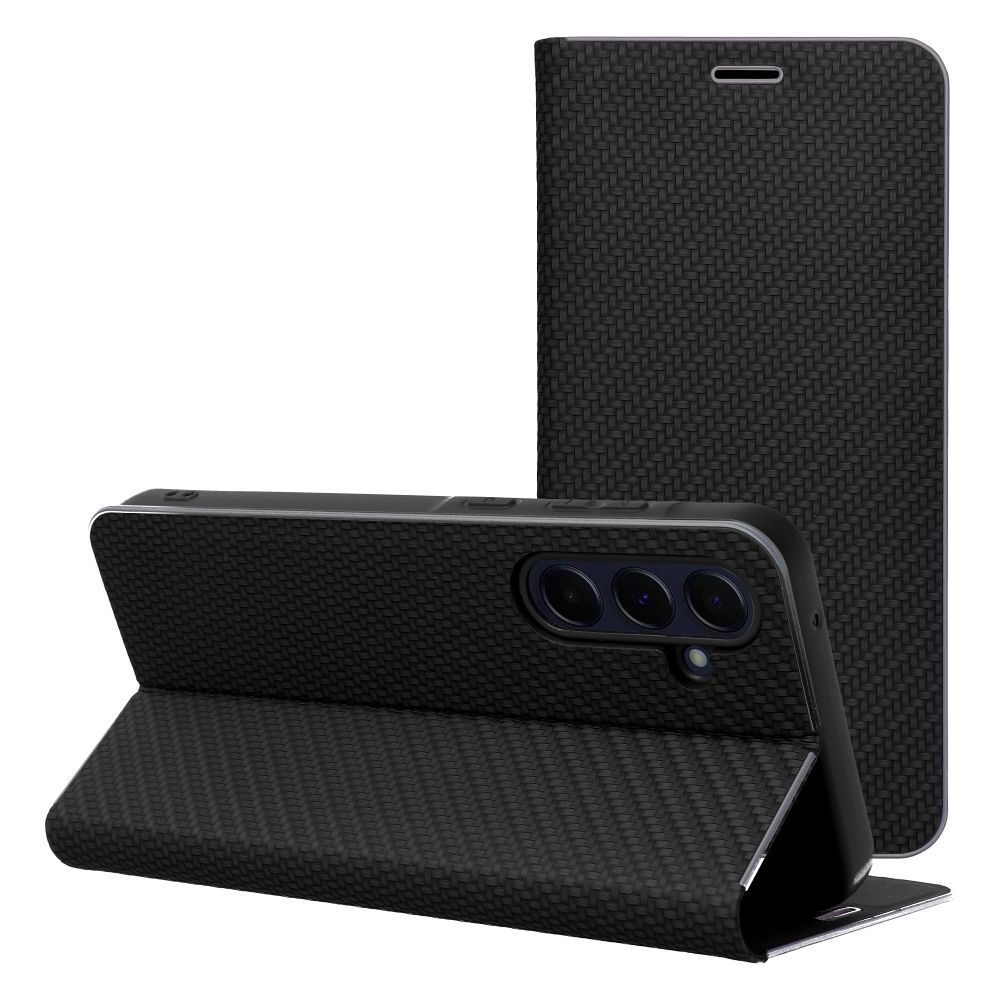 Aizsargvāciņš Xiaomi Redmi 10 / 10 2022 – LUNA Carbon, melns — attēls 2