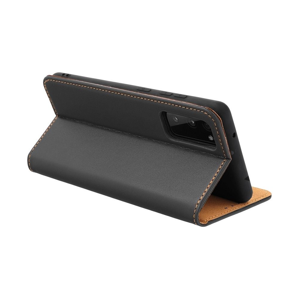 Aizsargvāciņš Xiaomi Redmi 10 / 10 2022 – SMART PRO leather, melns — attēls 4