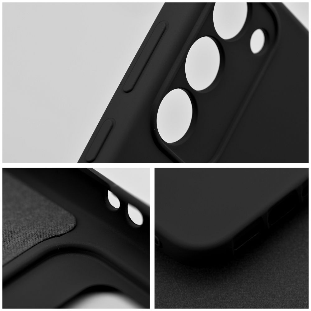 Silicone aizsargvāciņš Samsung S25 FE, melns