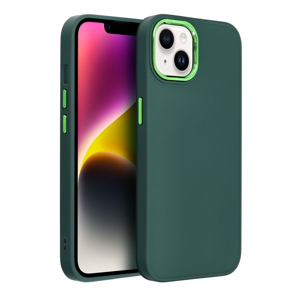 Aizsargvāciņš Xiaomi Redmi Note 13 Pro Plus 5G – FRAME, zaļš — attēls 3