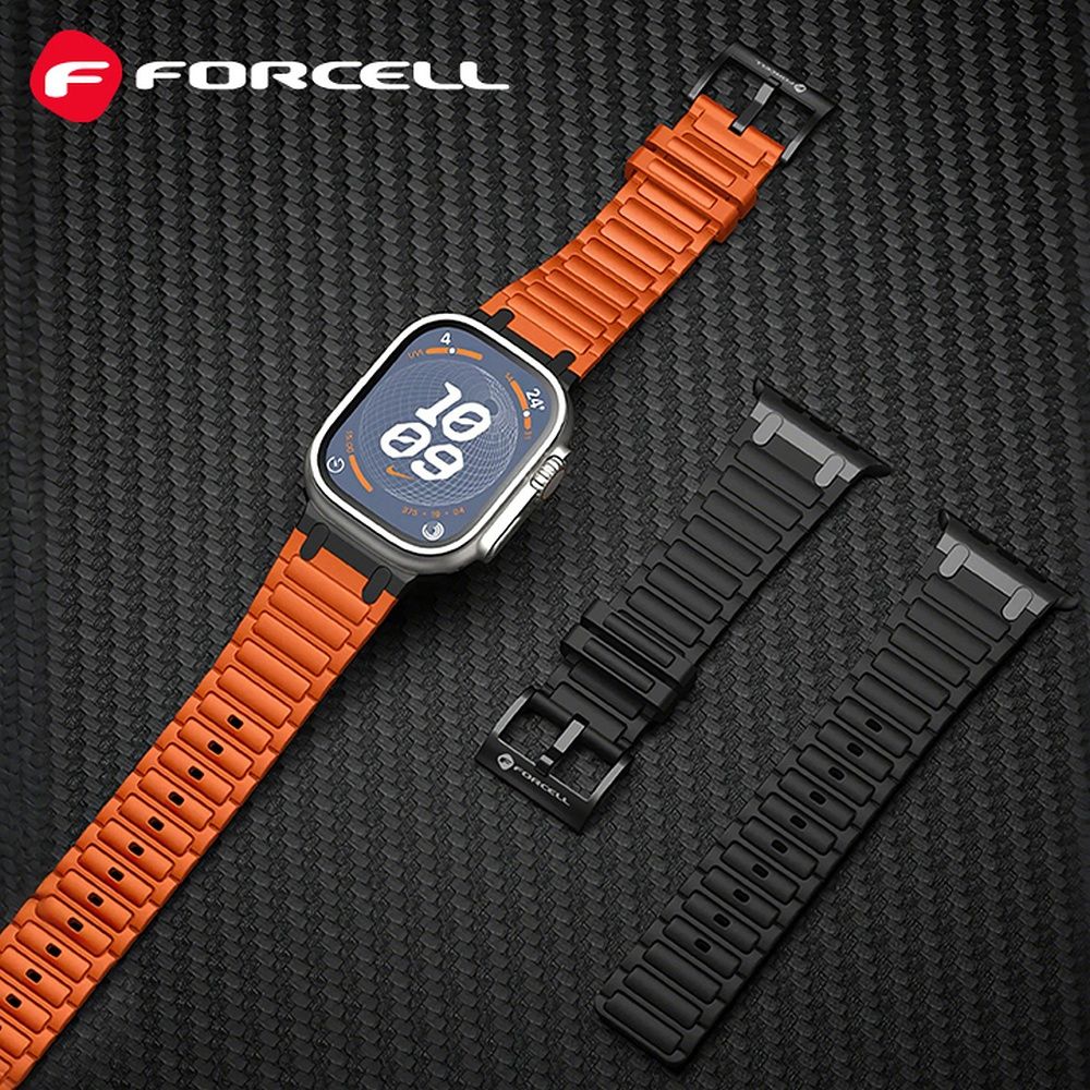 Forcell F-Design FA06 siksniņa Apple Watch 42 / 44 / 45 / 49 mm, zila