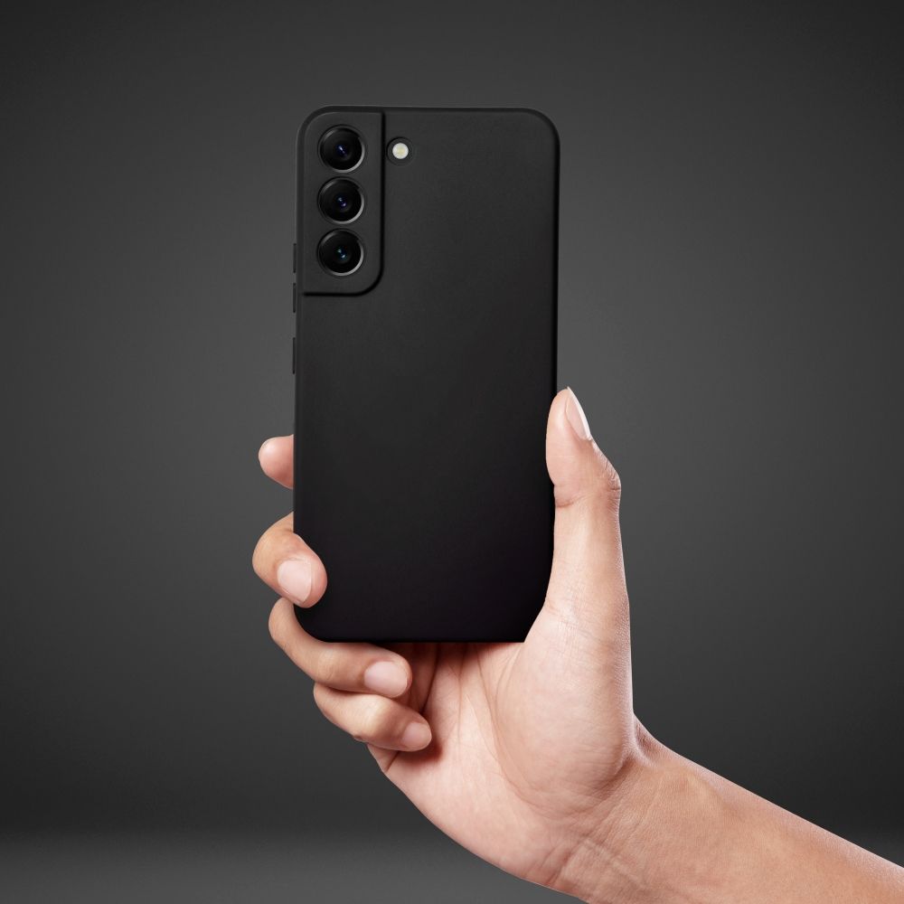 Aizsargvāciņš Samsung S21 – SOFT, melns — attēls 4