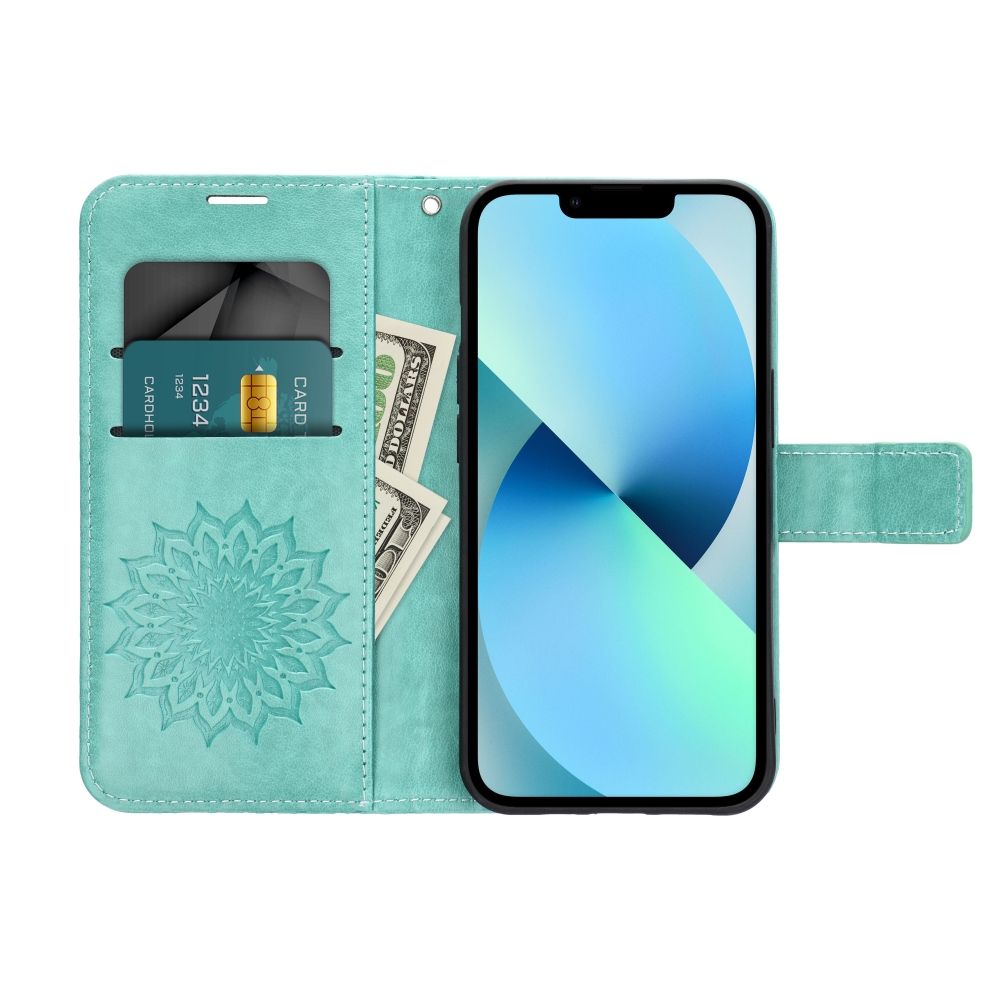 Aizsargvāciņš Samsung A13 5G / A04S mandala – MEZZO, zaļš — attēls 4
