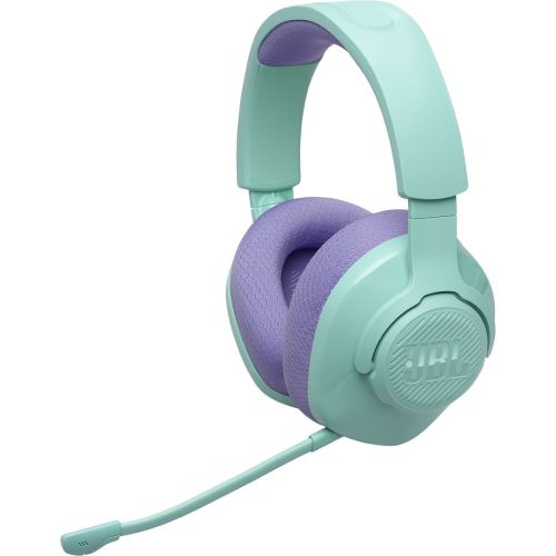 JBL Quantum 360 bezvadu spēļu austiņas ar mikrofonu, ciāna — bezvadu austiņas