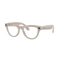 Ray-Ban Meta Skyler Gen1 AI viedbrilles, izmērs 52-20, 3F Clear/Sapphire lēcas, spīdīgi gaiši pelēkas