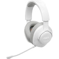 JBL Quantum 360 bezvadu spēļu austiņas ar mikrofonu, balts — bezvadu austiņas