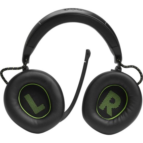 JBL Quantum 910X bezvadu spēļu austiņas ar mikrofonu, melnas/zaļas — attēls 3