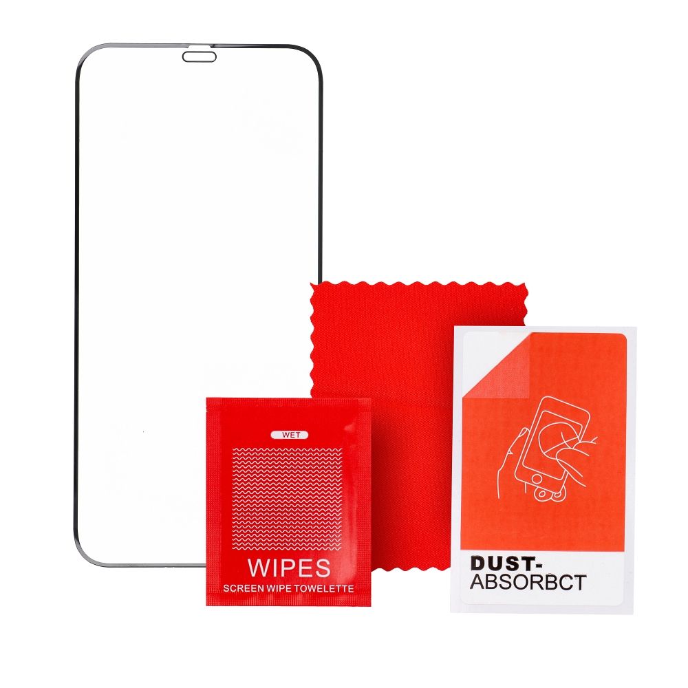 Aizsargstikls iPhone 16 Pro – 6D Pro Veason, melns — attēls 2