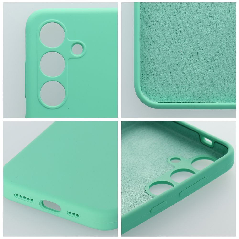 Aizsargvāciņš Xiaomi REDMI NOTE 13 5G mint – SILICONE 2mm — attēls 3