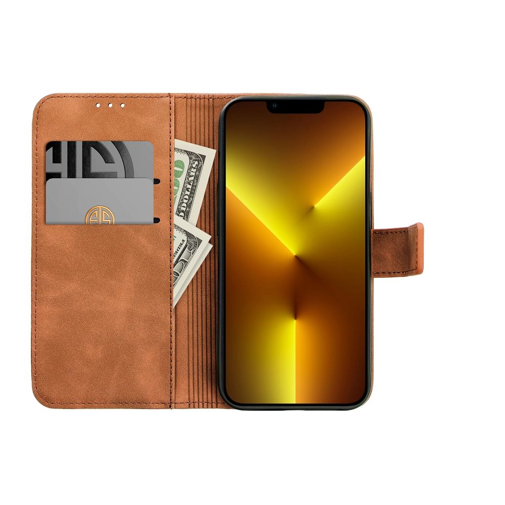 Aizsargvāciņš iPhone 12 / 12 Pro – TENDER, brūns — attēls 2