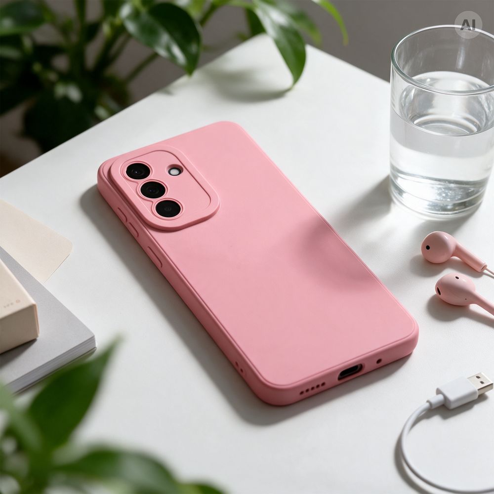 Matt 2.0 aizsargvāciņš Xiaomi 17T, pūderrozā
