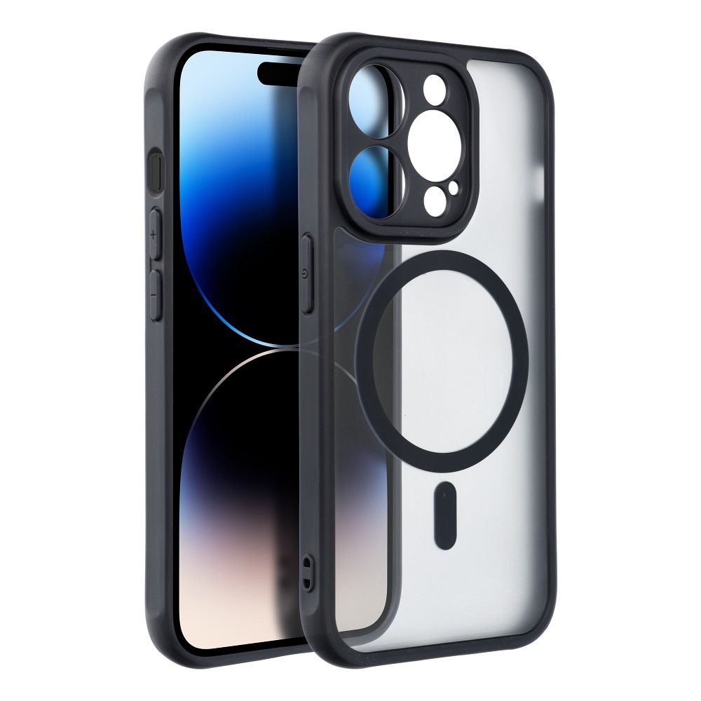Full Matte Mag Cover aizsargvāciņš Xiaomi Redmi Note 17 4G / 5G, melns