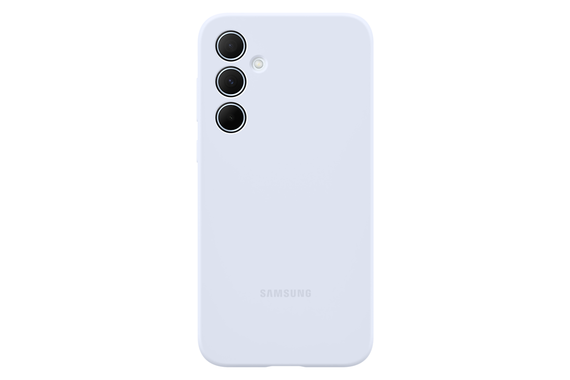 Samsung Silicone Case vāciņš Galaxy A35 5G, gaiši zils