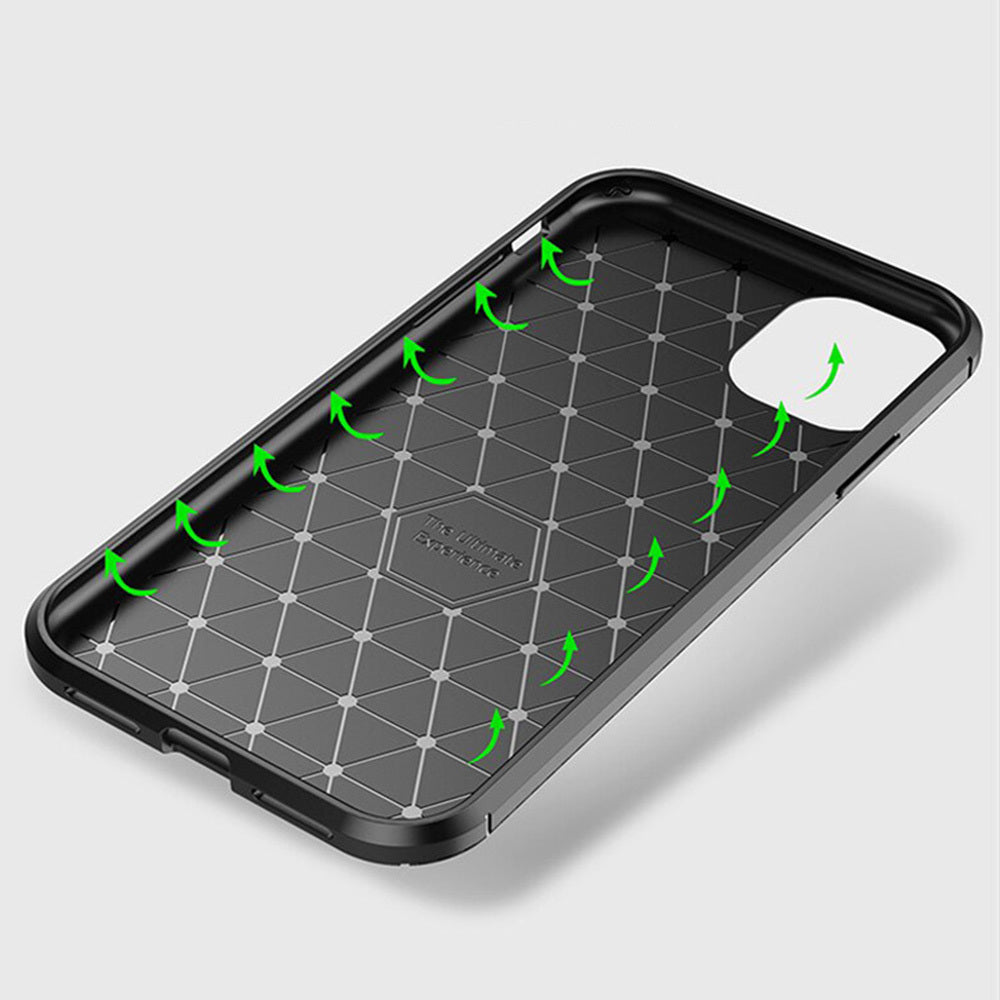 Vennus Carbon Elite aizsargvāciņš Samsung Galaxy A22 5G, melns