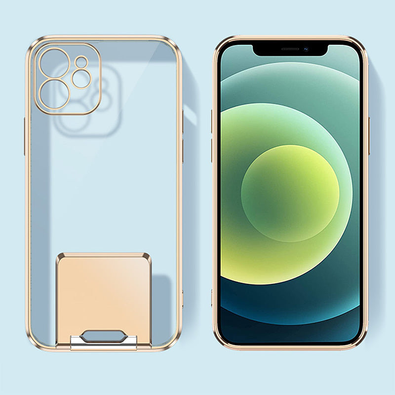 Aizsargvāciņš iPhone 12 Pro Max – Tel Protect Kickstand Luxury, violets — attēls 3