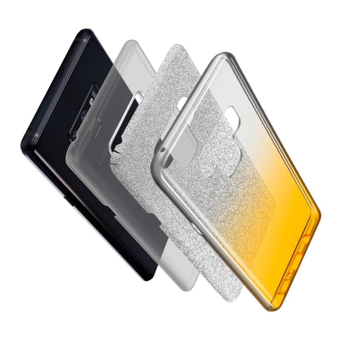 Back Case Bling aizsargvāciņš iPhone 14 Plus, melns
