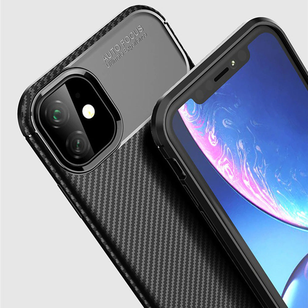 Vennus Carbon Elite aizsargvāciņš Samsung Galaxy A22 5G, melns