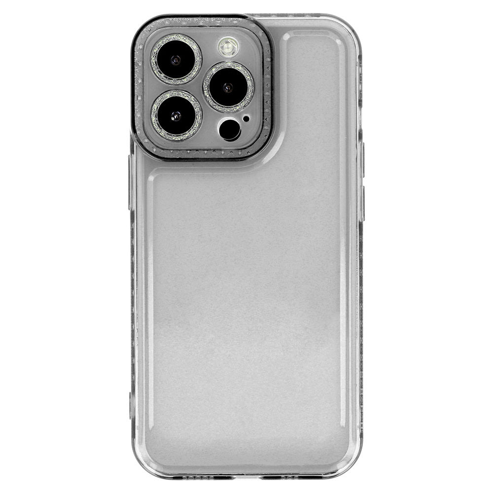 Crystal Diamond 2 mm aizsargvāciņš iPhone 12 Pro, melns