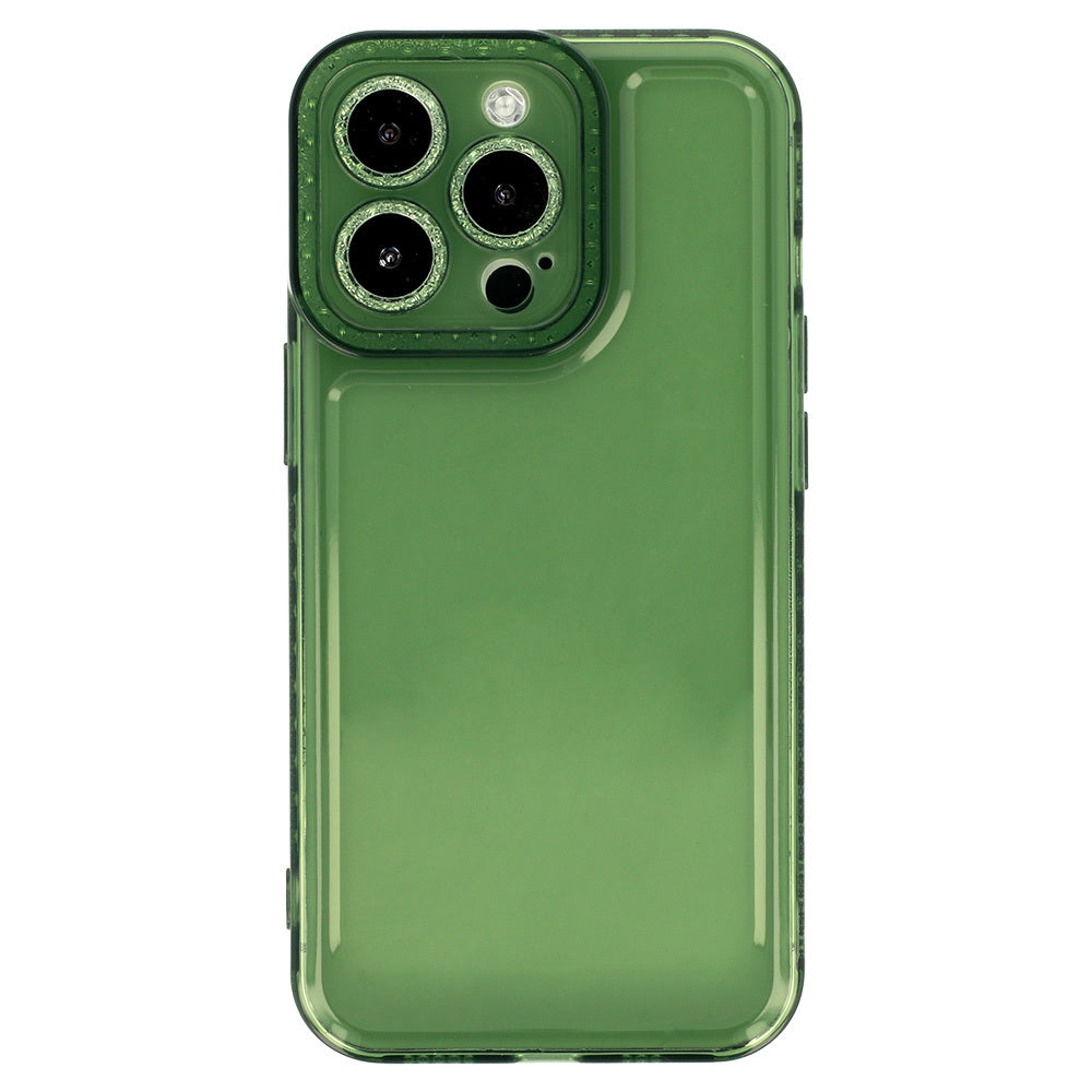 Crystal Diamond 2 mm aizsargvāciņš iPhone 14 Plus, zaļš