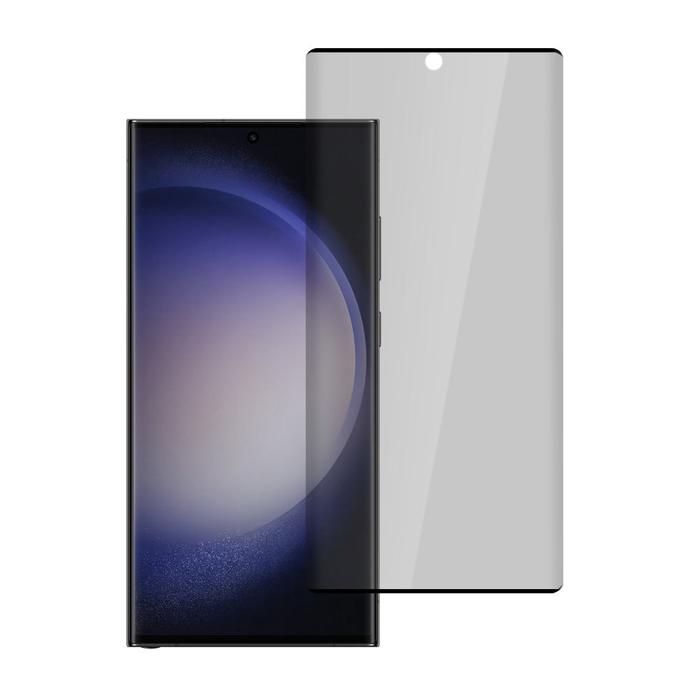 Aizsargstikls Samsung GALAXY S22 ULTRA – Privacy, melns — attēls 2
