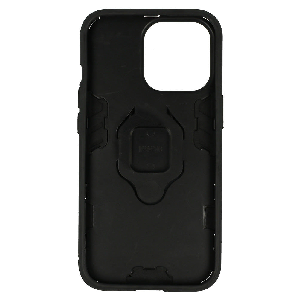 Aizsargvāciņš iPhone 13 Pro Max – Ring Armor, melns — attēls 3