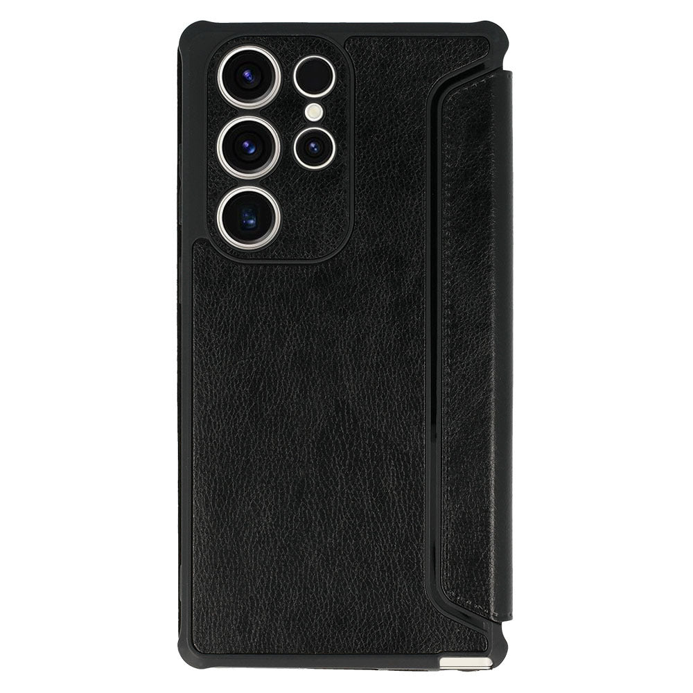 Aizsargvāciņš Samsung Galaxy S23 – Razor Leather, melns — attēls 2