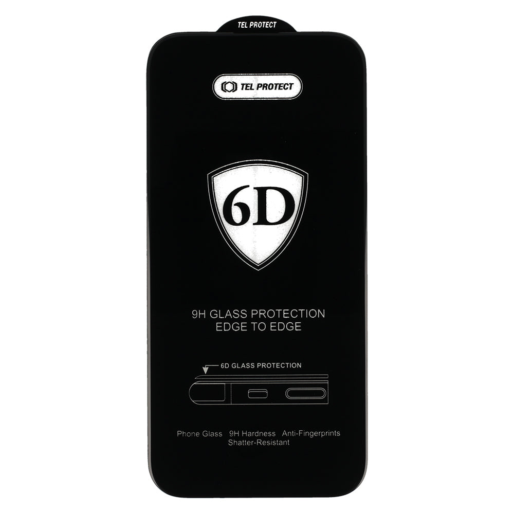 Aizsargstikls Samsung GALAXY S21 FE – Tel Protect Full Glue 6D, melns — attēls 2