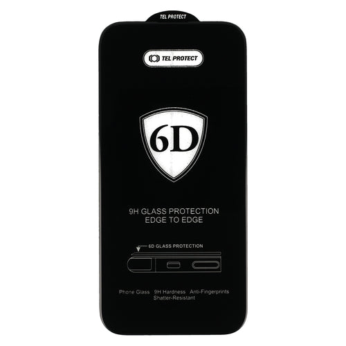 Aizsargstikls Samsung GALAXY A14 4G/5G – Tel Protect Full Glue 6D, melns — attēls 2