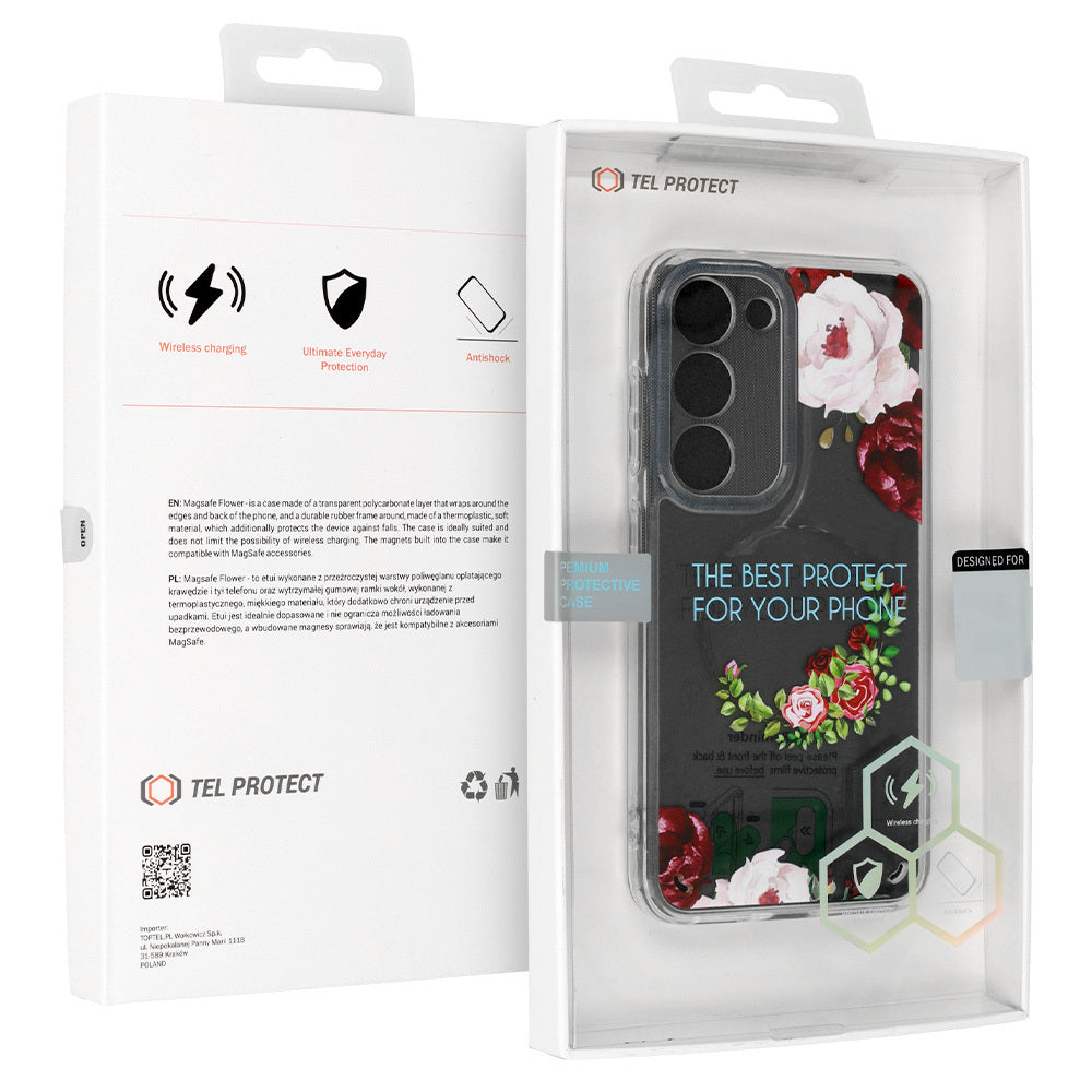 Tel Protect Flower vāciņš Samsung Galaxy A14 4G / Samsung Galaxy A14 5G, dizains 2 — attēls 7