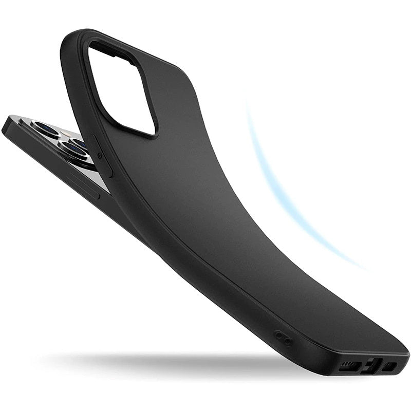 Aizsargvāciņš iPhone 15 – Back MATT, melns — attēls 4