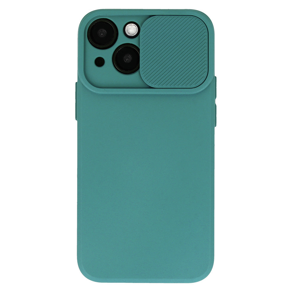 Aizsargvāciņš iPhone 15 – Camshield Soft, tumši zaļš — attēls 2
