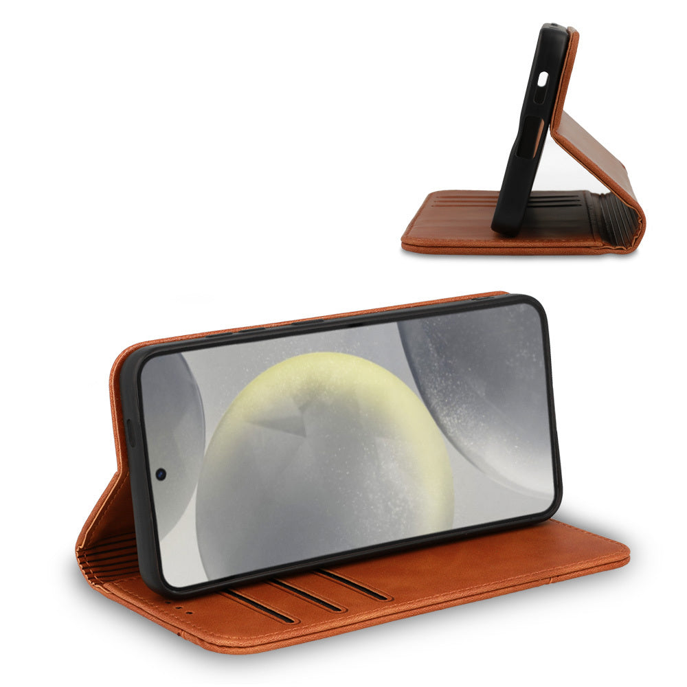 Aizsargvāciņš Samsung Galaxy S24 Plus brūns – Wonder Prime