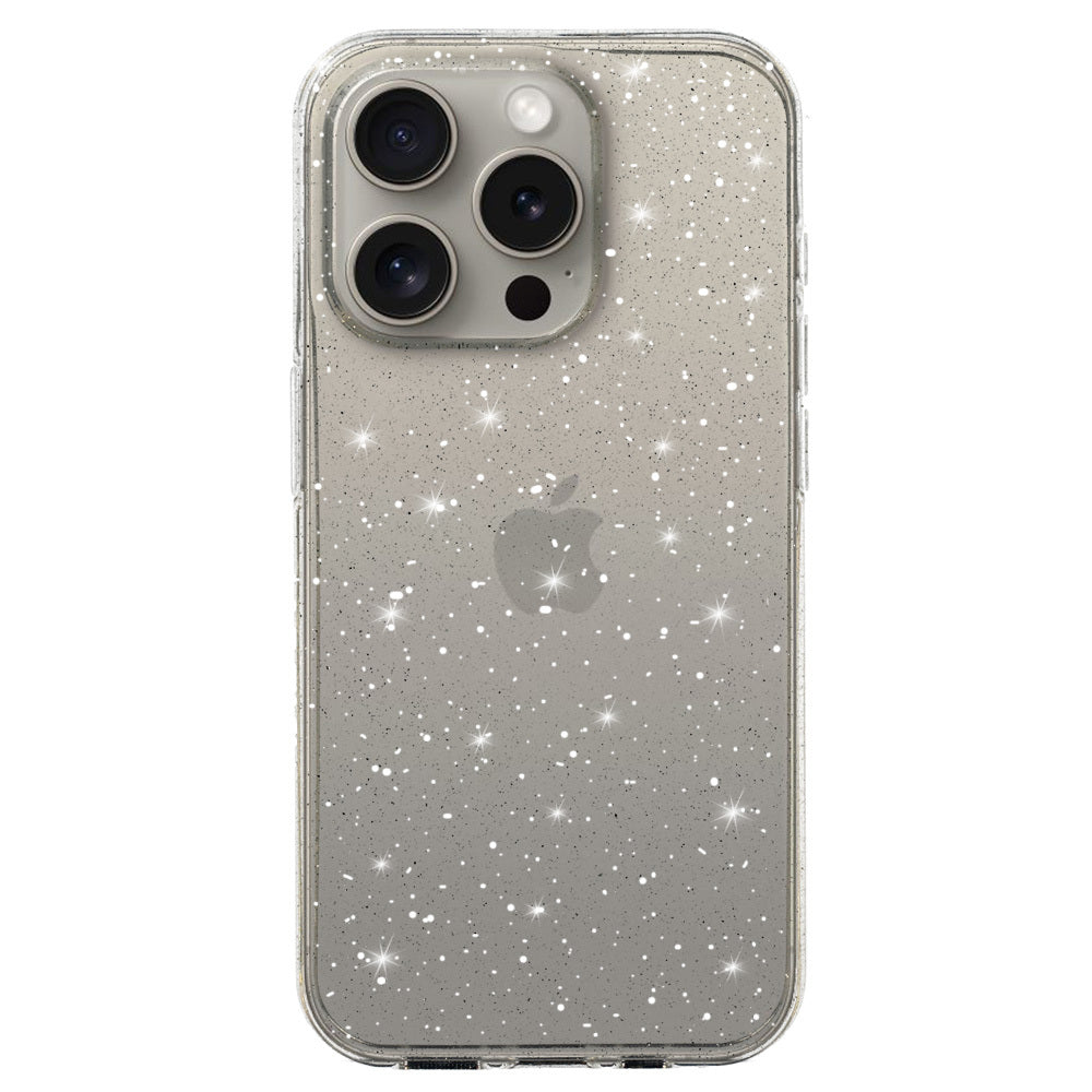 Aizsargvāciņš iPhone 13 Pro Max – Crystal Glitter, sudraba — attēls 2