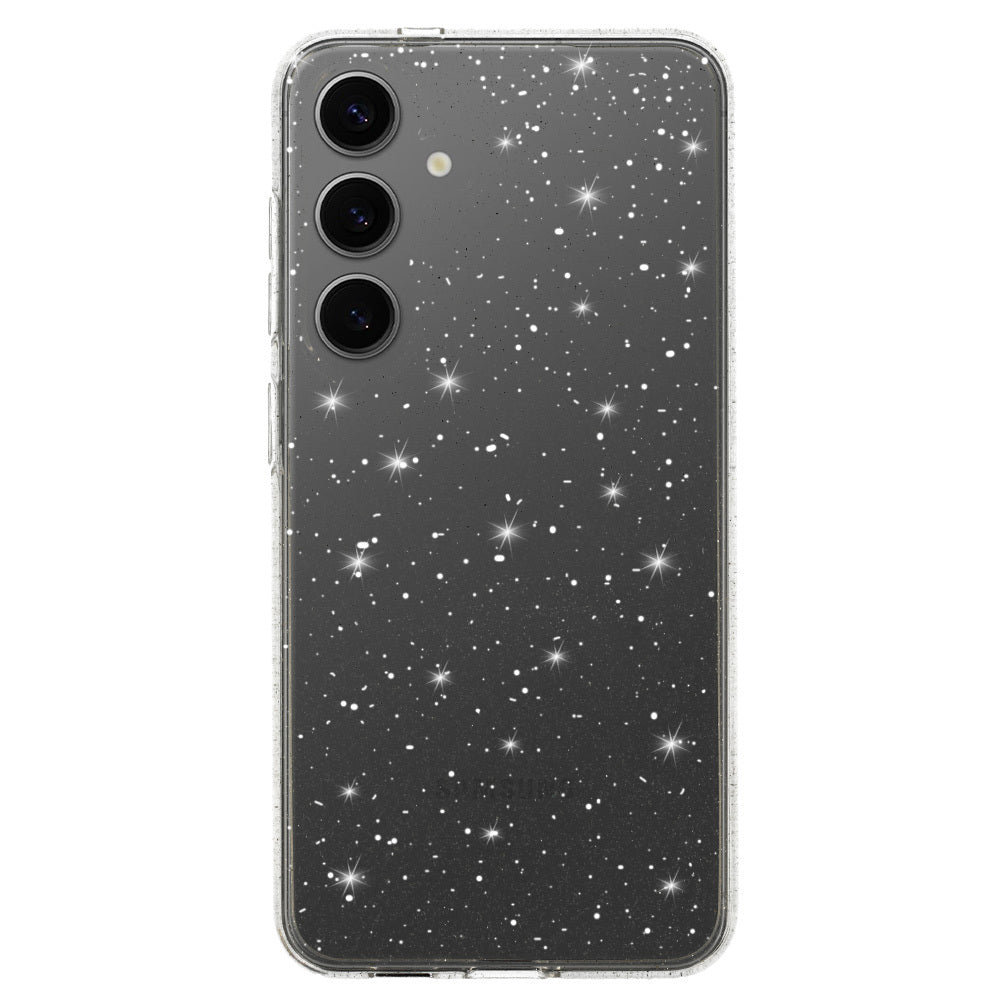 Aizsargvāciņš Samsung Galaxy M34 5G – Crystal Glitter, sudraba — attēls 2