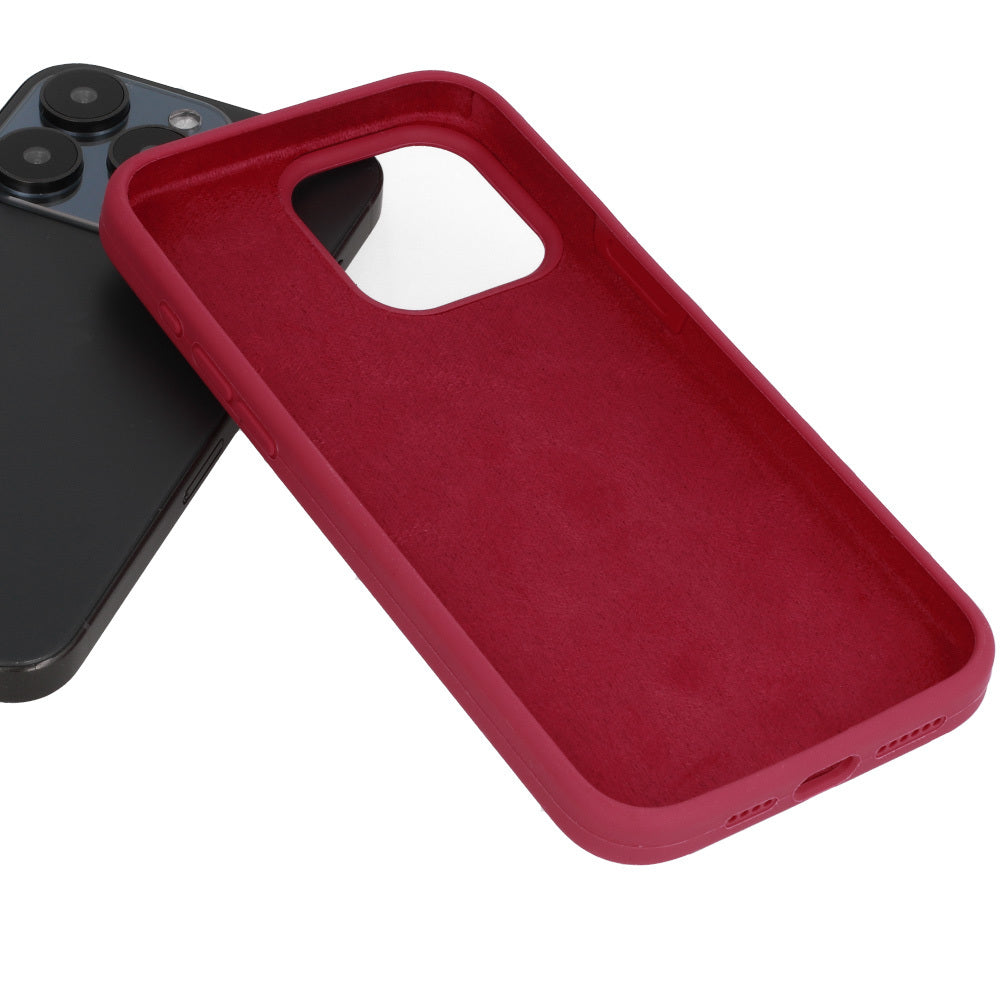 Aizsargvāciņš iPhone 16 Pro Max – Silicone Lite, bordo — attēls 4