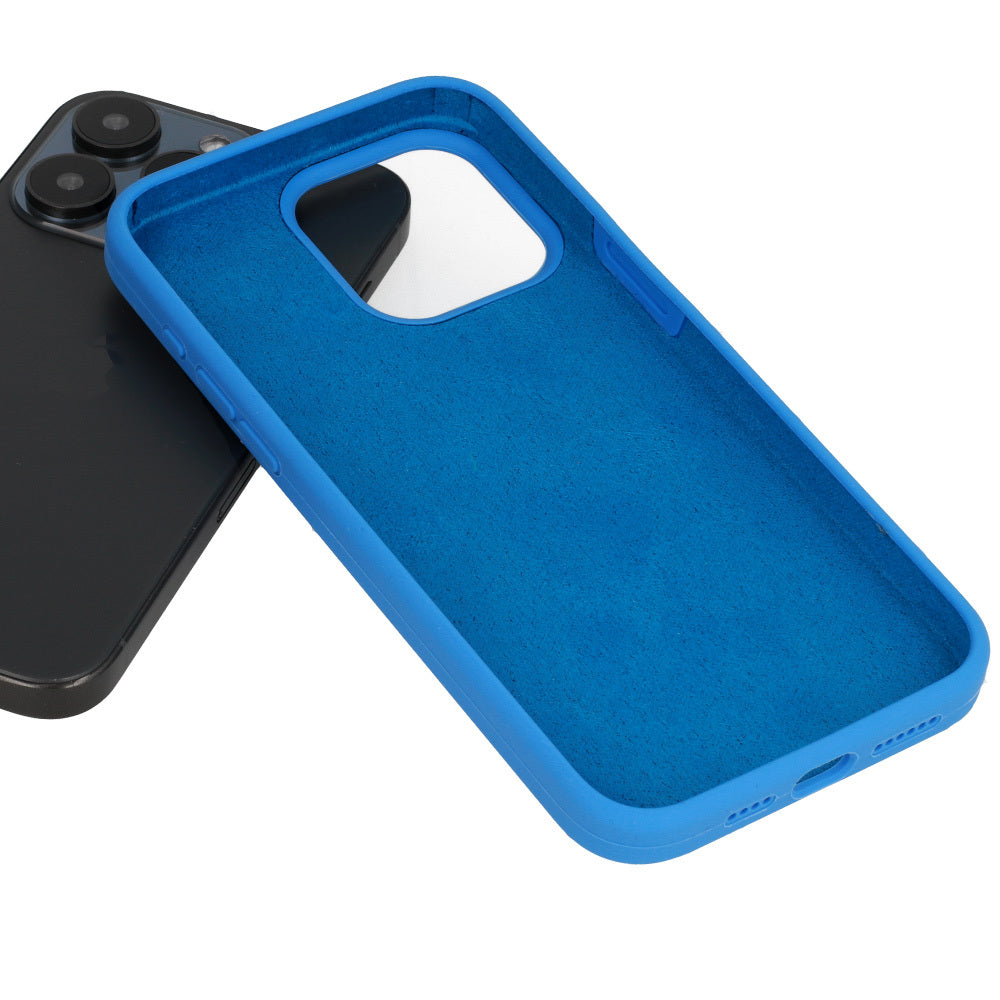Aizsargvāciņš iPhone 16 Pro – Silicone Lite, zils — attēls 4