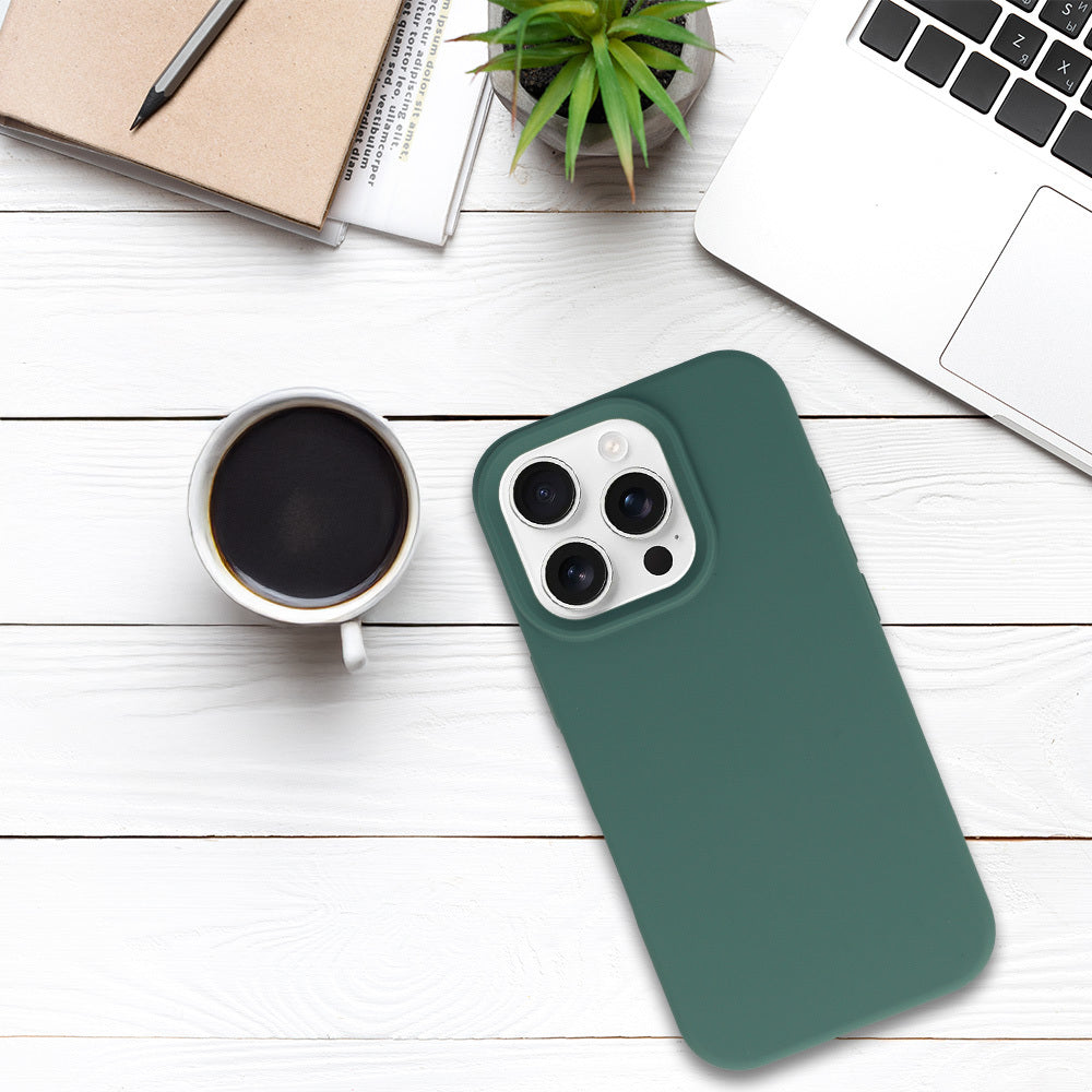 Tel Protect Silicone Premium aizsargvāciņš iPhone 16 Pro, tumši zaļš