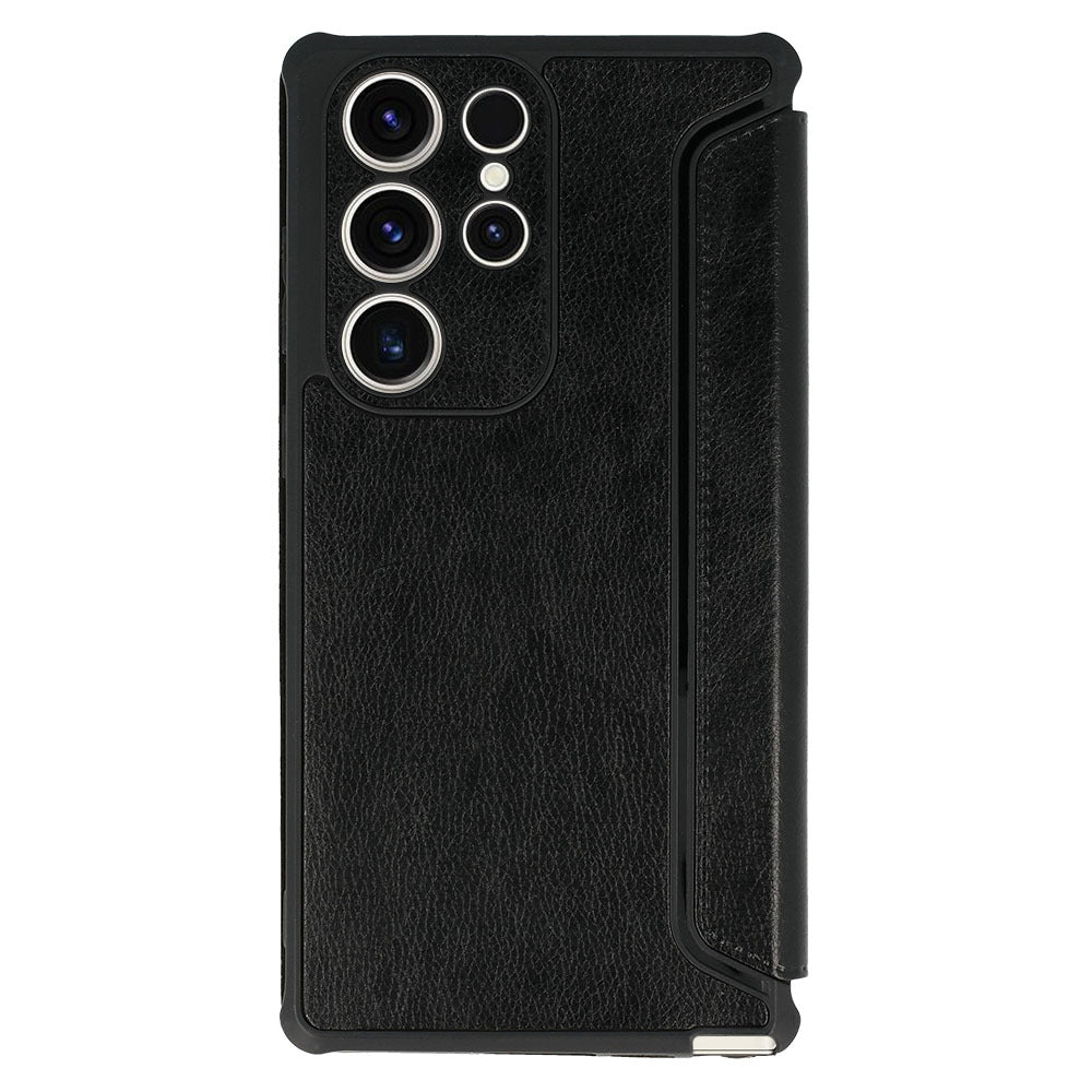 Aizsargvāciņš Samsung Galaxy S24 FE – Razor Leather, melns — attēls 2