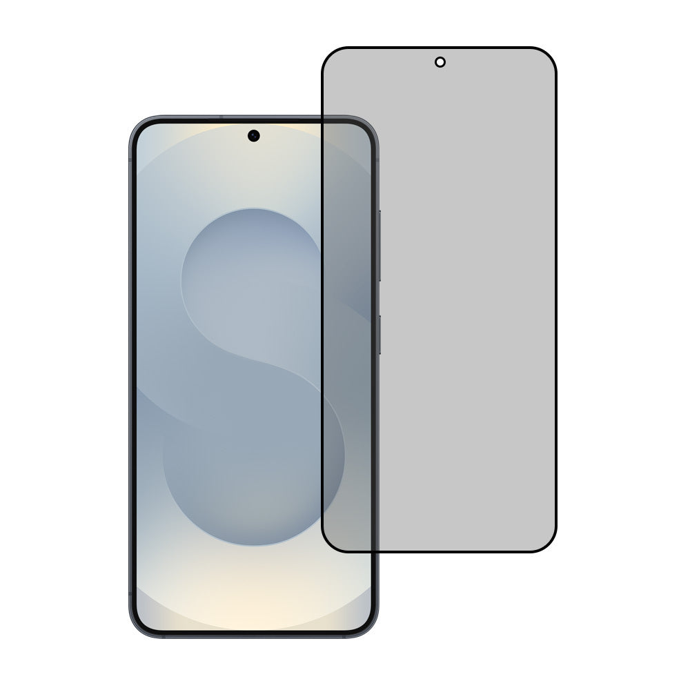 Aizsargstikls Samsung GALAXY S25 – Privacy, melns — attēls 2