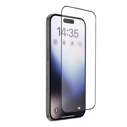 Aizsargstikls iPhone 16 – Tel Protect Full Glue 6D Matt, melns — attēls 2